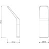 Крючок одинарный LEMARK SMOOTH LINE для полотенец 2 шт хром 9711001