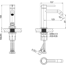 Смеситель LEMARK KALINA LMF-2112S-SS для раковины